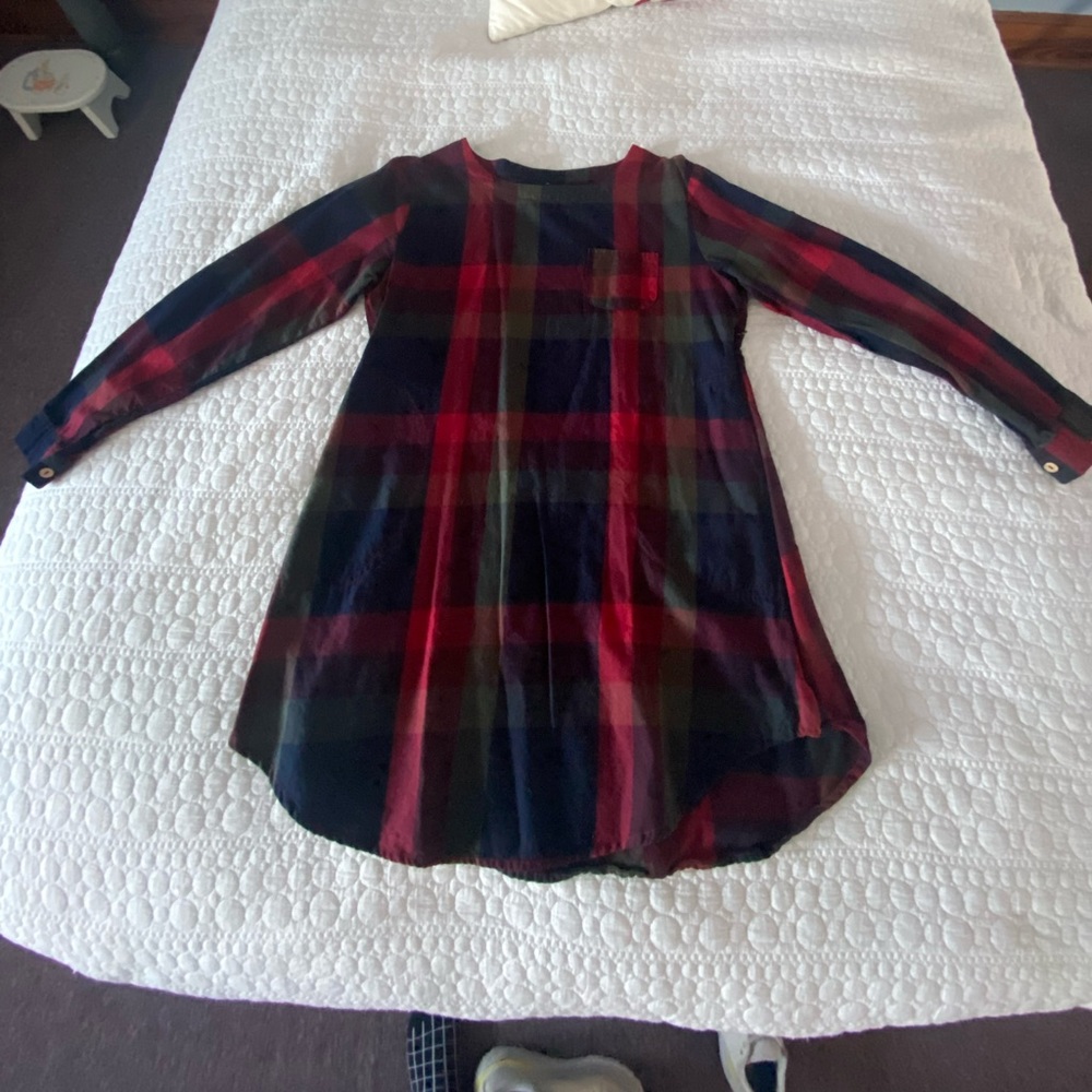 Plaid Short Dress - Cute for Christmas!